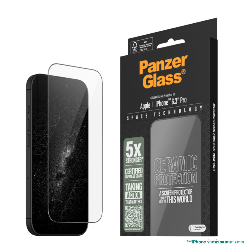 iPhone 16 Pro Film Panzerglass Ultra Wide Fit Ceramic