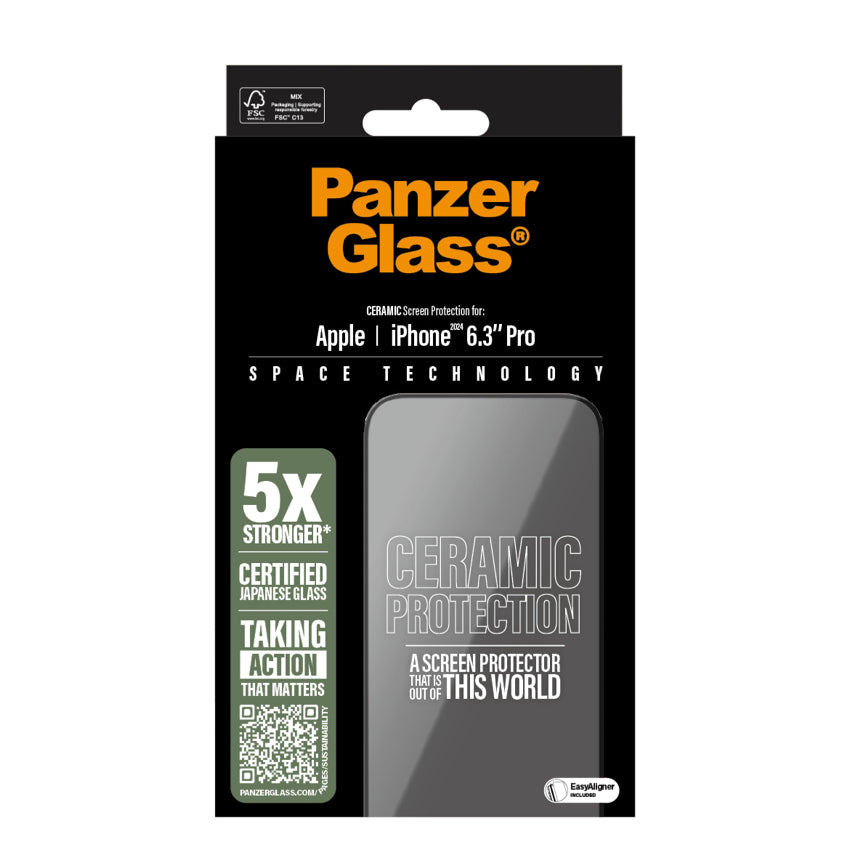 iPhone 16 Pro Film Panzerglass Ultra Wide Fit Ceramic
