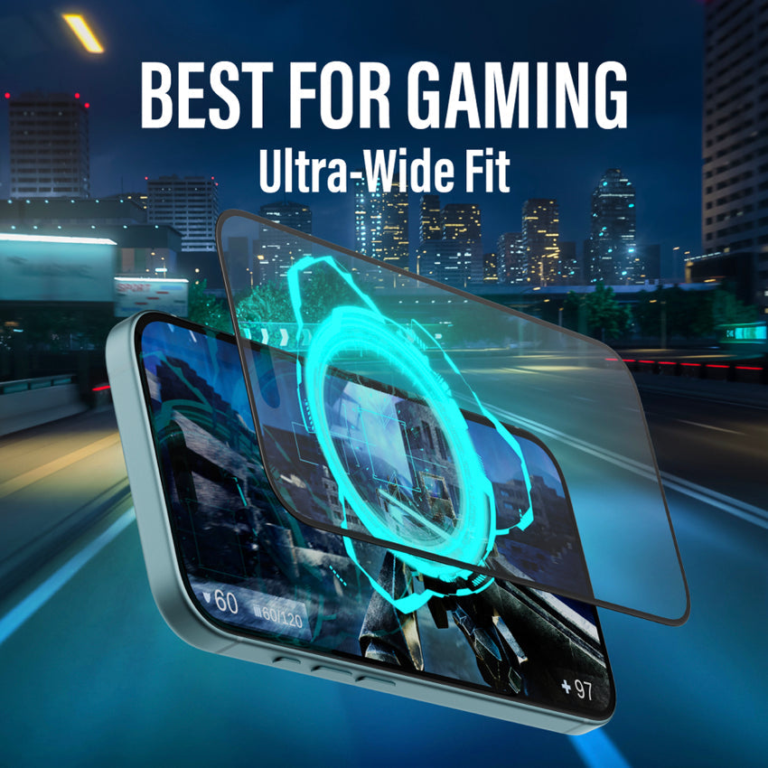PANZERGLASS Ultra Wide Fit Matte Gaming for iPhone 16