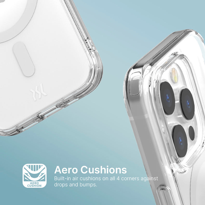 POWER SUPPORT Air Jacket Mag Hybrid for iPhone 15 Pro Max - Clear