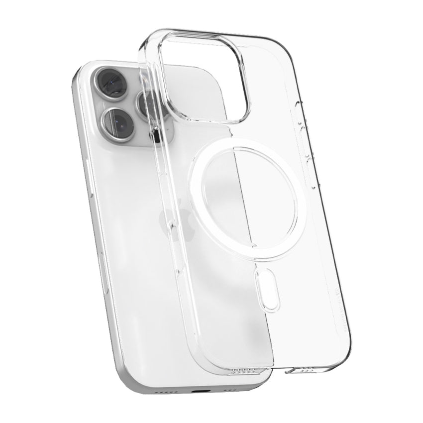 POWER SUPPORT Air Jacket Mag for iPhone 16 Pro - Clear