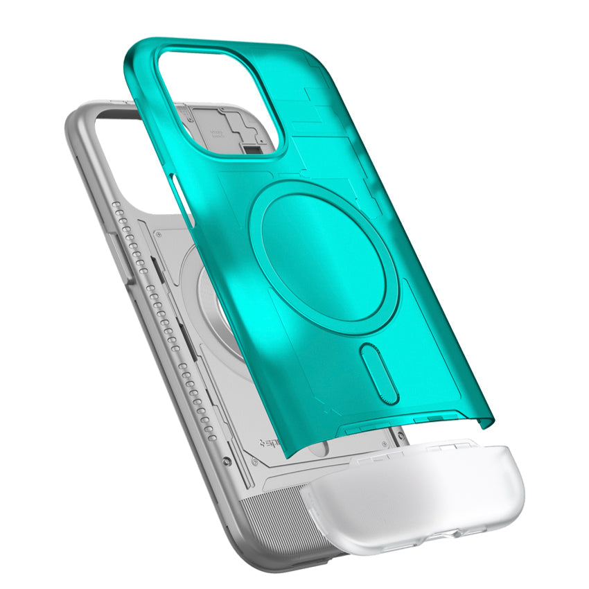 Spigen Classic C1 MagFit for iPhone 15 Pro - Bondi Blue