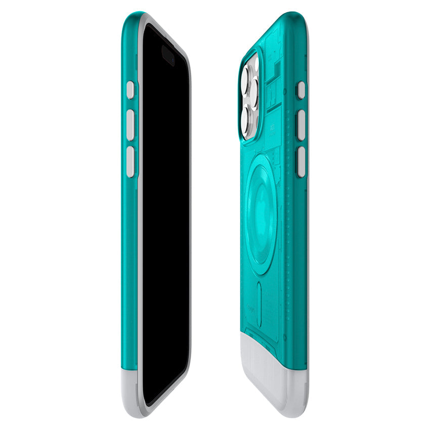Spigen Classic C1 MagFit for iPhone 15 Pro - Bondi Blue