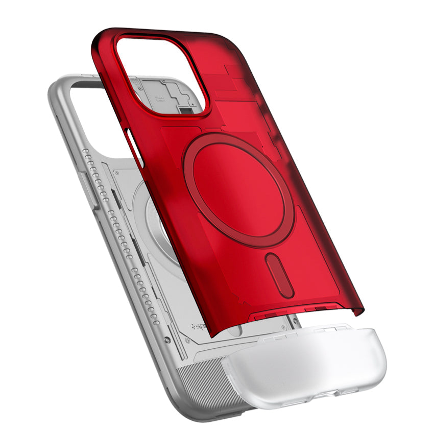 Spigen Classic C1 MagFit for iPhone 15 Pro - Ruby