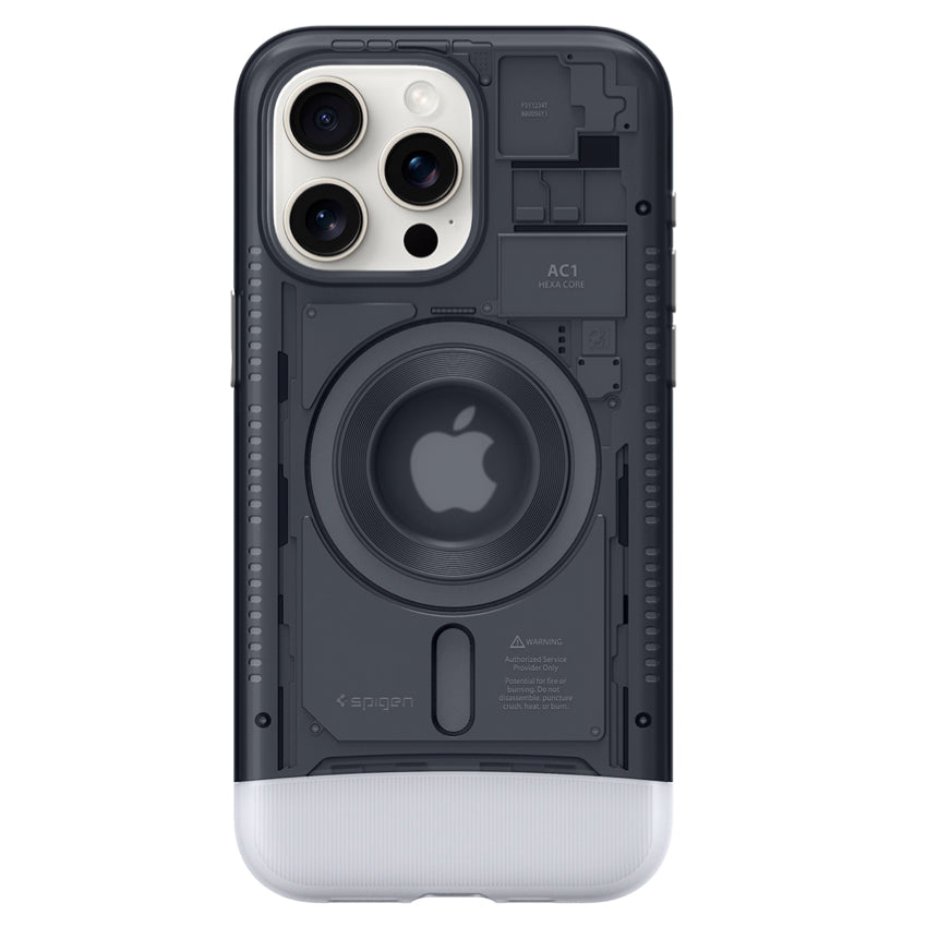 SPIGEN Classic C1 MagFit for iPhone 15 Pro Max - Graphite