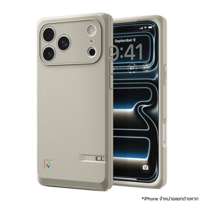 เคสกันกระแทก iPhone 17 Pro ดีไซน์ย้อนยุค Macintosh 128K รองรับ MagSafe ป้องกันระดับ Military Grade พร้อมปุ่มสัมผัสลื่นไหล สั่งซื้อ Spigen Classic LS