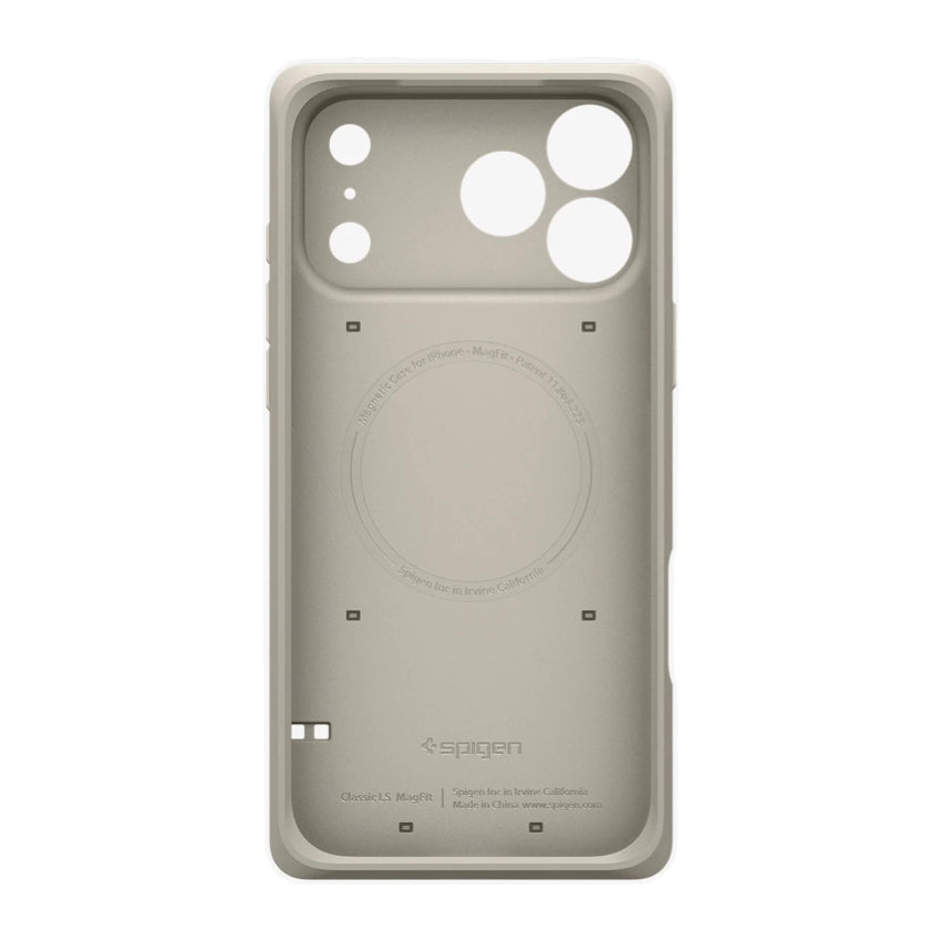 เคสกันกระแทก iPhone 17 Pro ดีไซน์ย้อนยุค Macintosh 128K รองรับ MagSafe ป้องกันระดับ Military Grade พร้อมปุ่มสัมผัสลื่นไหล สั่งซื้อ Spigen Classic LS