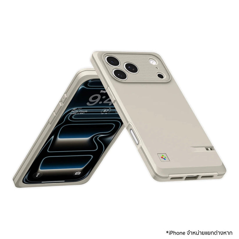 เคสกันกระแทก iPhone 17 Pro ดีไซน์ย้อนยุค Macintosh 128K รองรับ MagSafe ป้องกันระดับ Military Grade พร้อมปุ่มสัมผัสลื่นไหล สั่งซื้อ Spigen Classic LS