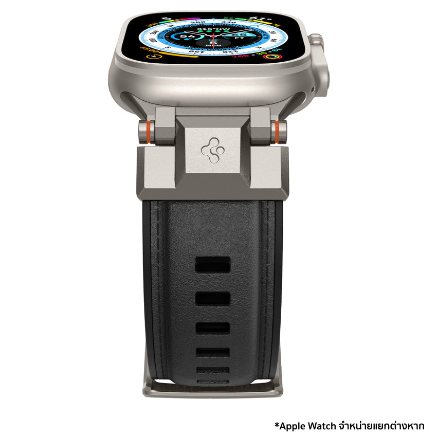 SPIGEN Dura Pro Armor PU Band for Apple Watch [42mm/44mm/45mm/49mm] - Black