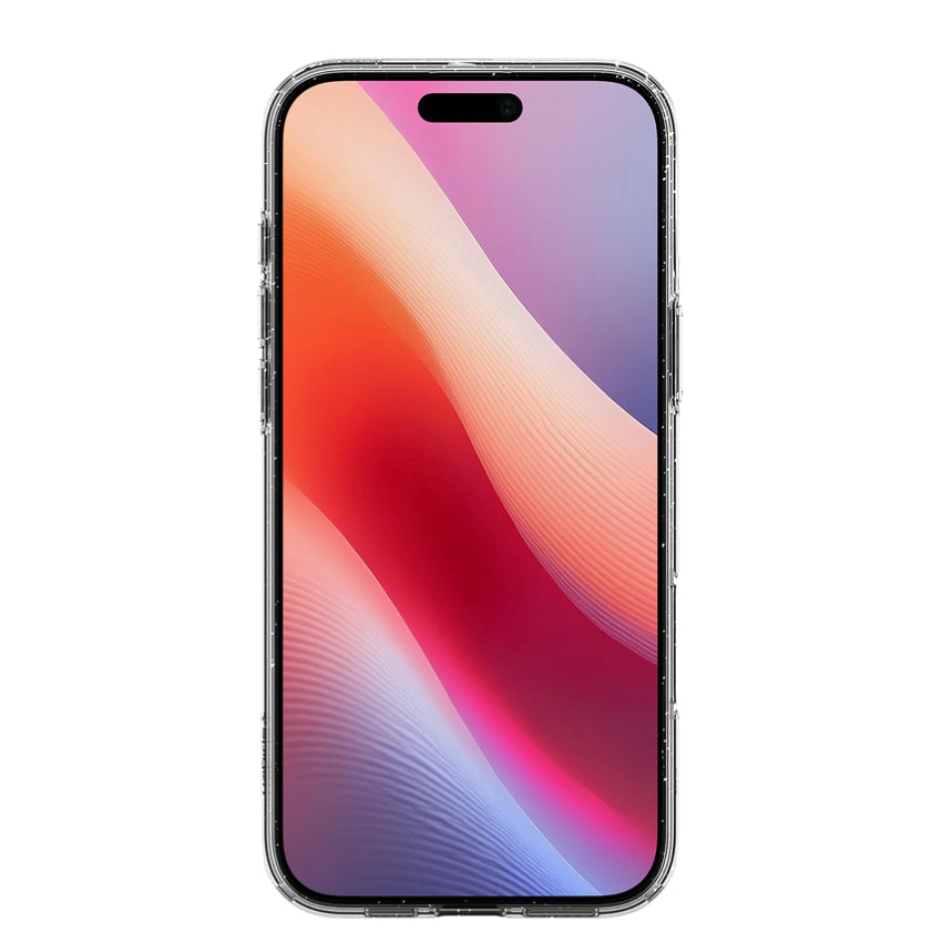 iPhone 16 Pro Case Spigen Liquid Crystal Glitter - Crystal Clear