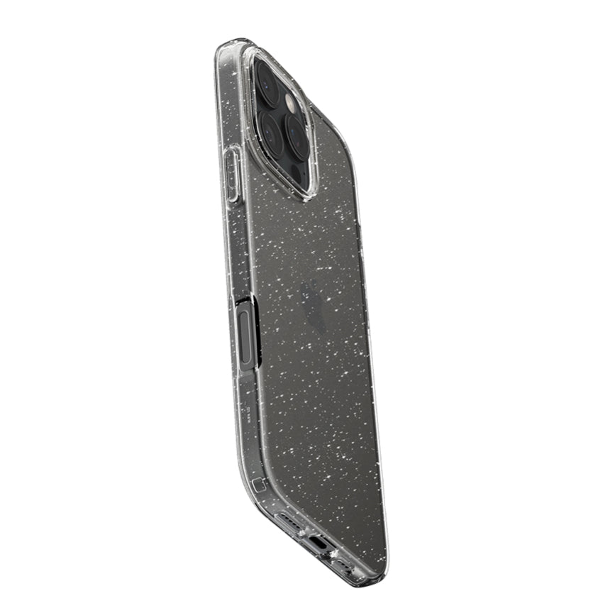 iPhone 16 Pro Case Spigen Liquid Crystal Glitter - Crystal Clear