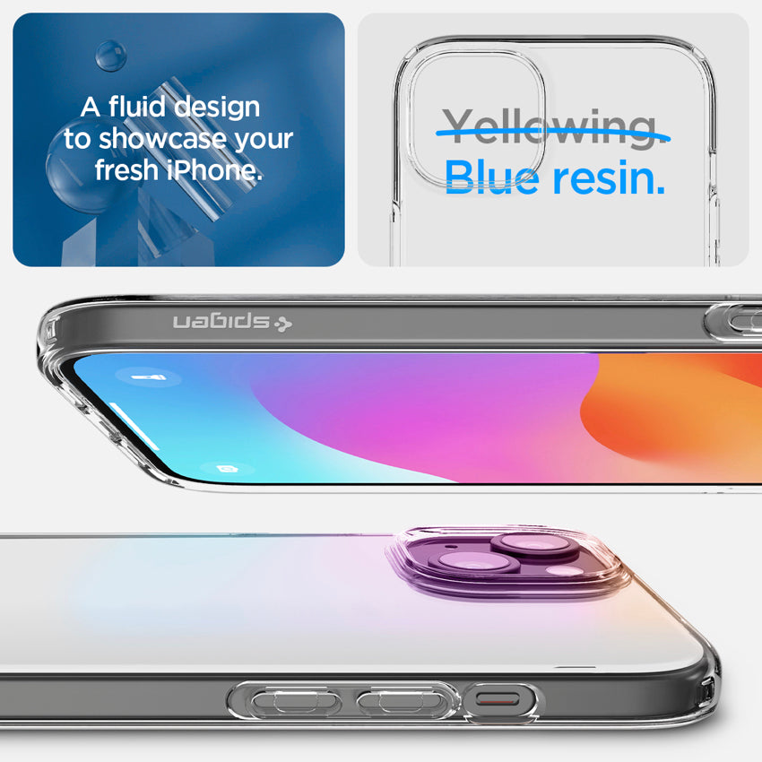 Spigen Liquid Crystal for iPhone 15 Plus - Crystal Clear