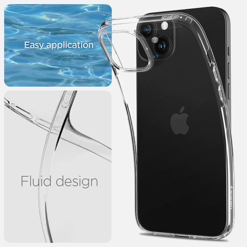 Spigen Liquid Crystal for iPhone 15 Plus - Crystal Clear