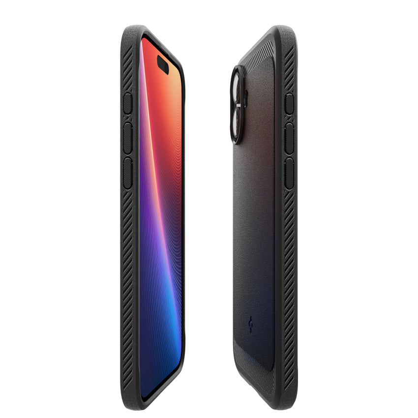 SPIGEN Rugged Armor Magfit for iPhone 16 - Matte Black
