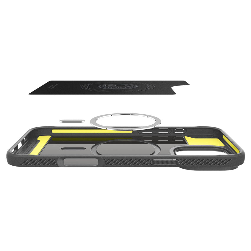 iPhone 16 Pro Max Case Spigen Rugged Armor Magfit - Gray