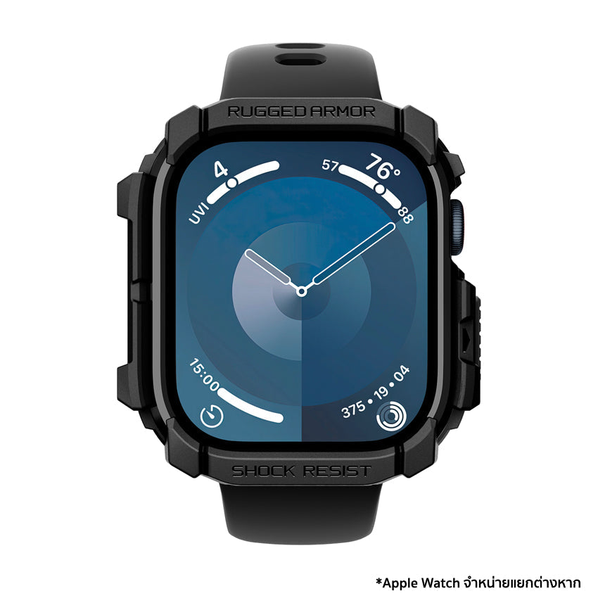 Apple Watch 10 [42mm] Case Spigen Rugged Armor - Matte Black