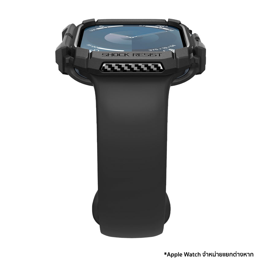 Apple Watch 10 [42mm] Case Spigen Rugged Armor - Matte Black