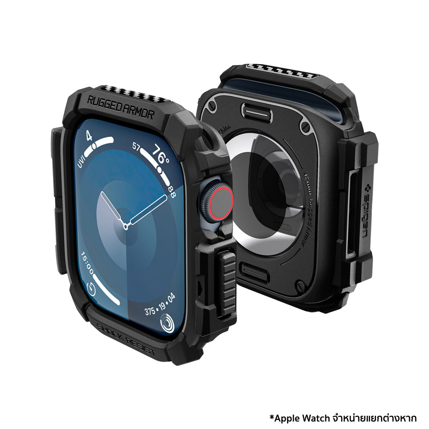 Apple Watch 10 [42mm] Case Spigen Rugged Armor - Matte Black