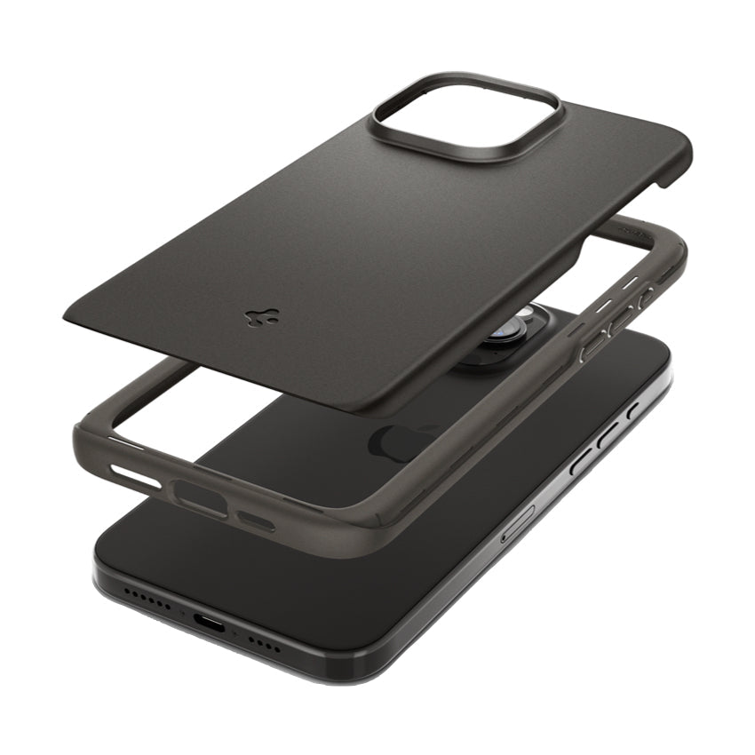 Spigen Thin Fit for iPhone 15 Pro Max - Gunmetal