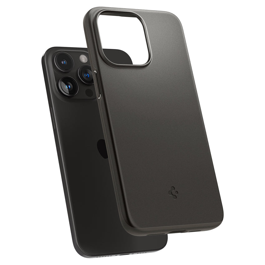 Spigen Thin Fit for iPhone 15 Pro Max - Gunmetal