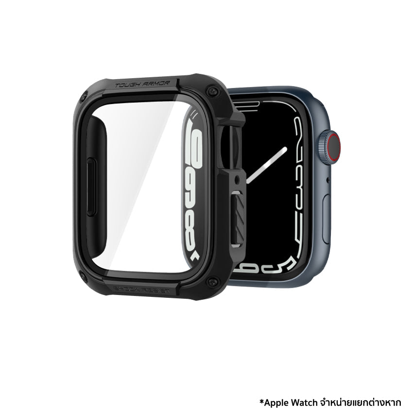 เคสพร้อมฟิล์มกระจก Tough Armor สำหรับ Apple Watch 45 มม. จากแบรนด์ SPIGEN
