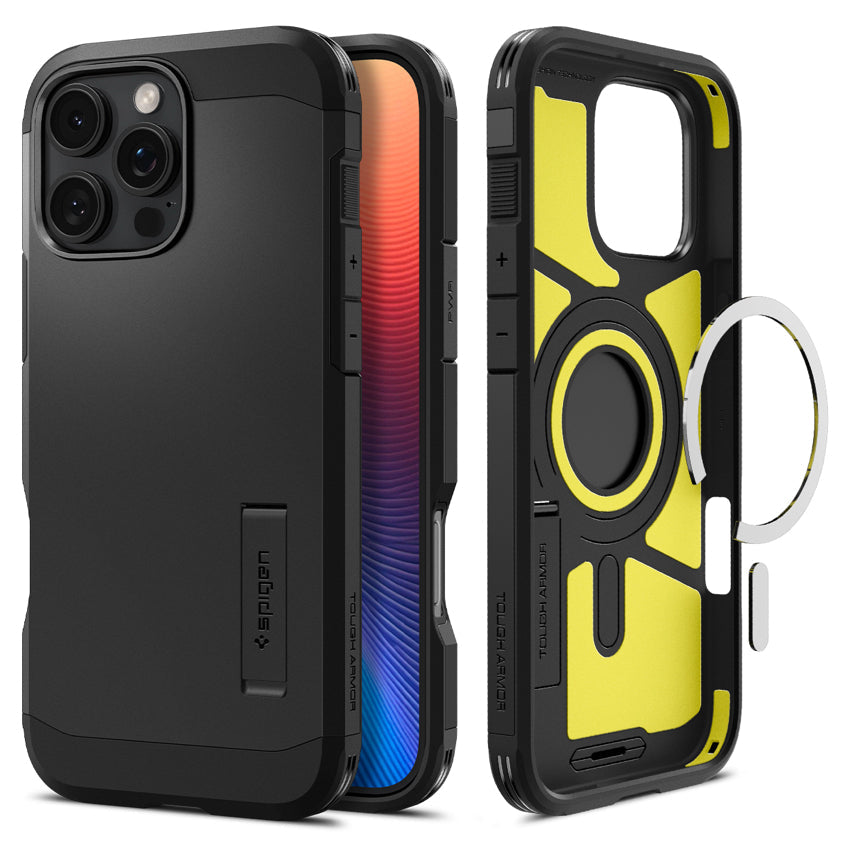 iPhone 16 Pro Max Case Spigen Tough Armor Magfit - Black