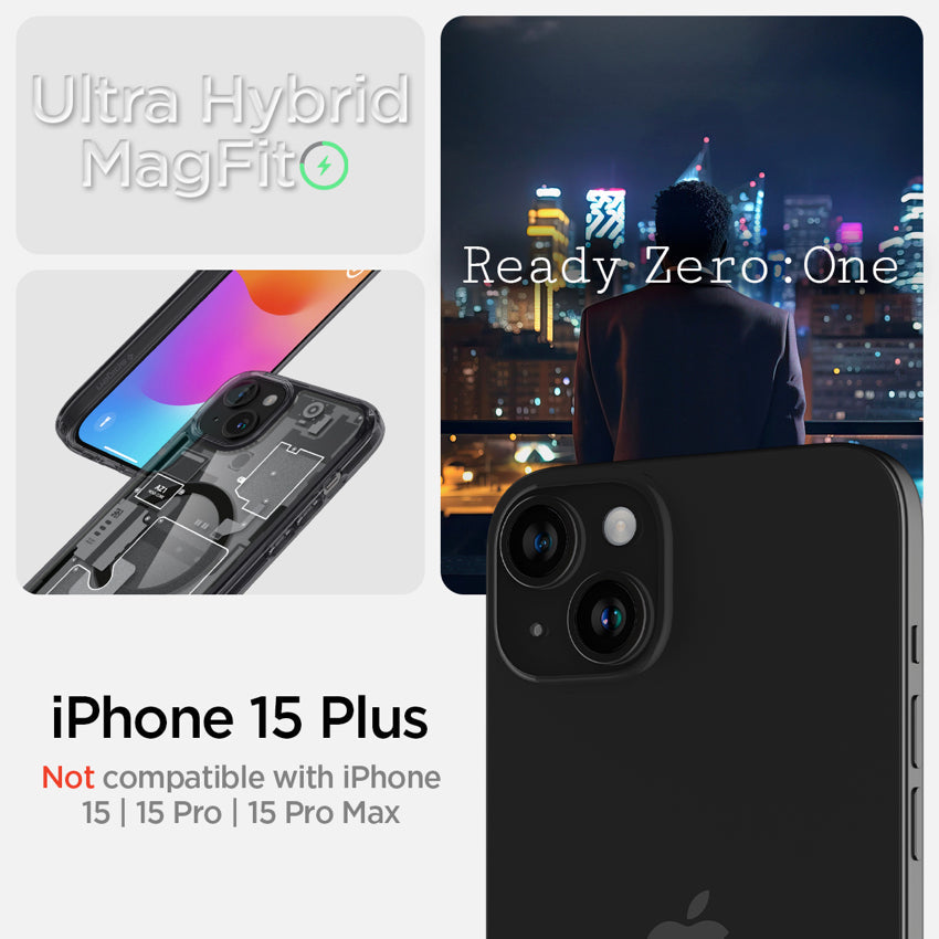 Spigen Ultra Hybrid MagFit Zero One for iPhone 15 Plus - Zero One