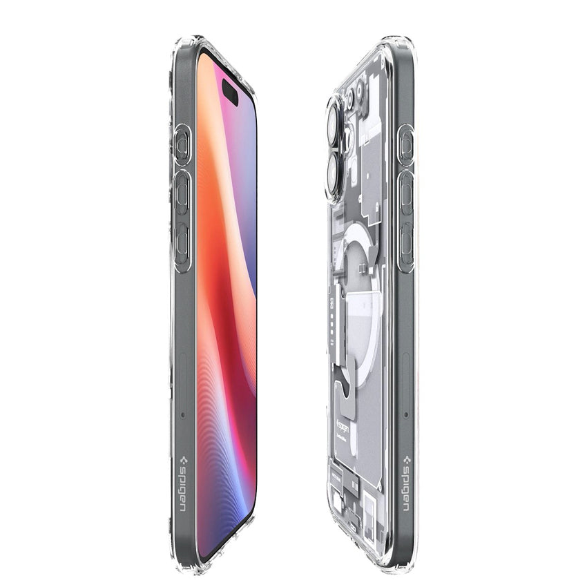 iPhone 16 Case Spigen Ultra Hybrid Magfit - Zero One White