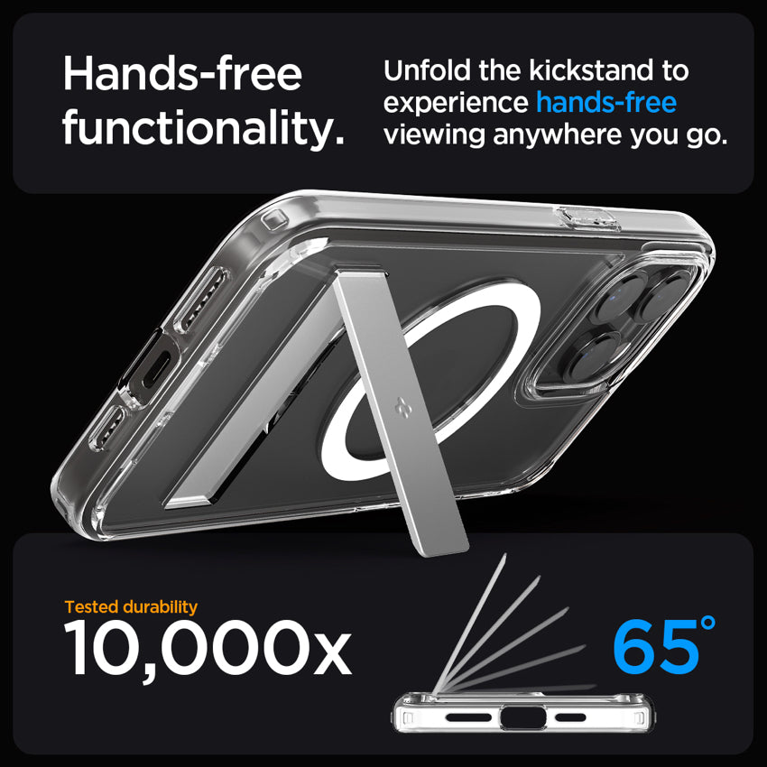 Spigen Ultra Hybrid S MagFit for iPhone 15 Pro - Crystal Clear