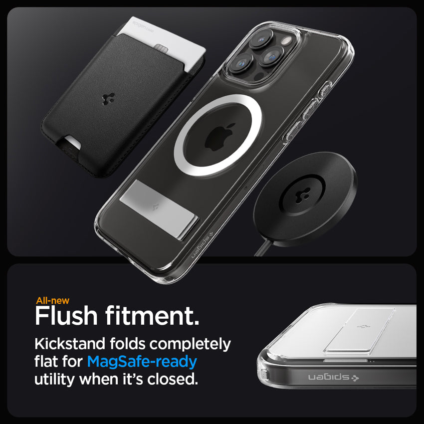 SPIGEN Ultra Hybrid S MagFit for iPhone 15 Pro Max - Crystal Clear