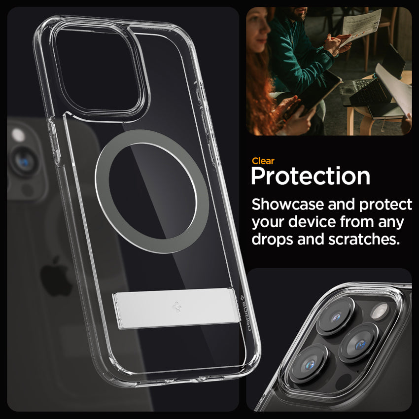SPIGEN Ultra Hybrid S MagFit for iPhone 15 Pro Max - Graphite