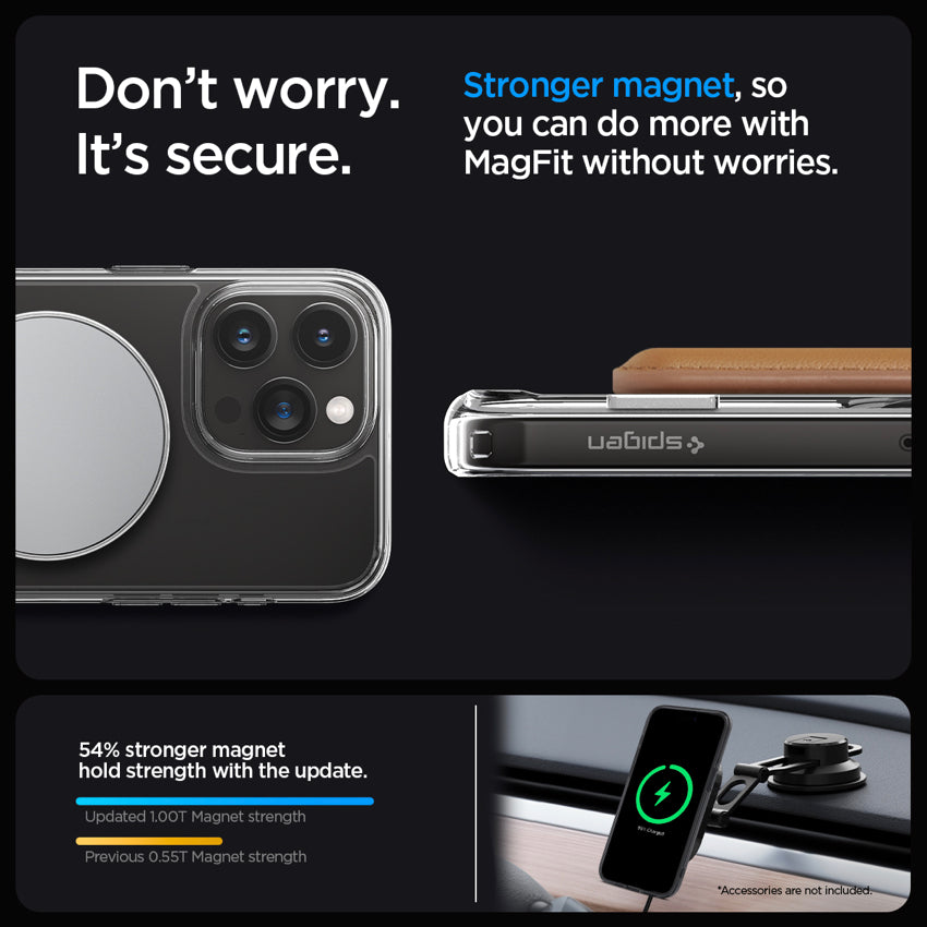 SPIGEN Ultra Hybrid S MagFit for iPhone 15 Pro Max - Graphite