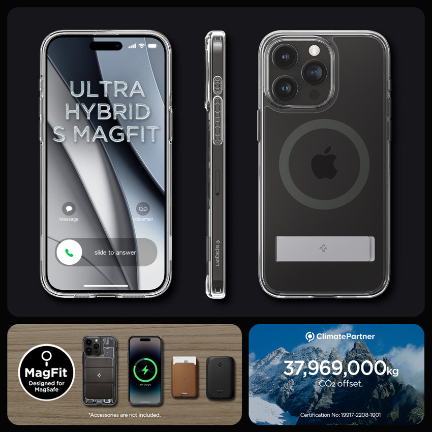 SPIGEN Ultra Hybrid S MagFit for iPhone 15 Pro Max - Graphite