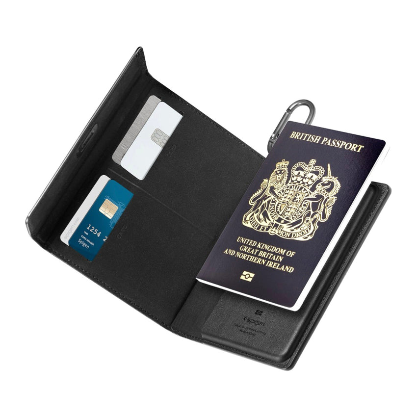 กระเป๋าใส่หนังสือเดินทาง Spigen Universal Passport Holder ใช้ง่าย พกพาสะดวก จากแบรนด์ SPIGEN