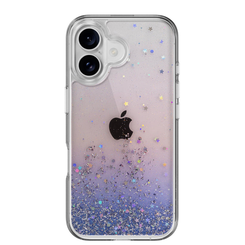 เคสไอโฟน Switcheasy Starfield 3D Glitter สำหรับ iPhone 16 สี Twilight จากแบรนด์ SWITCHEASY