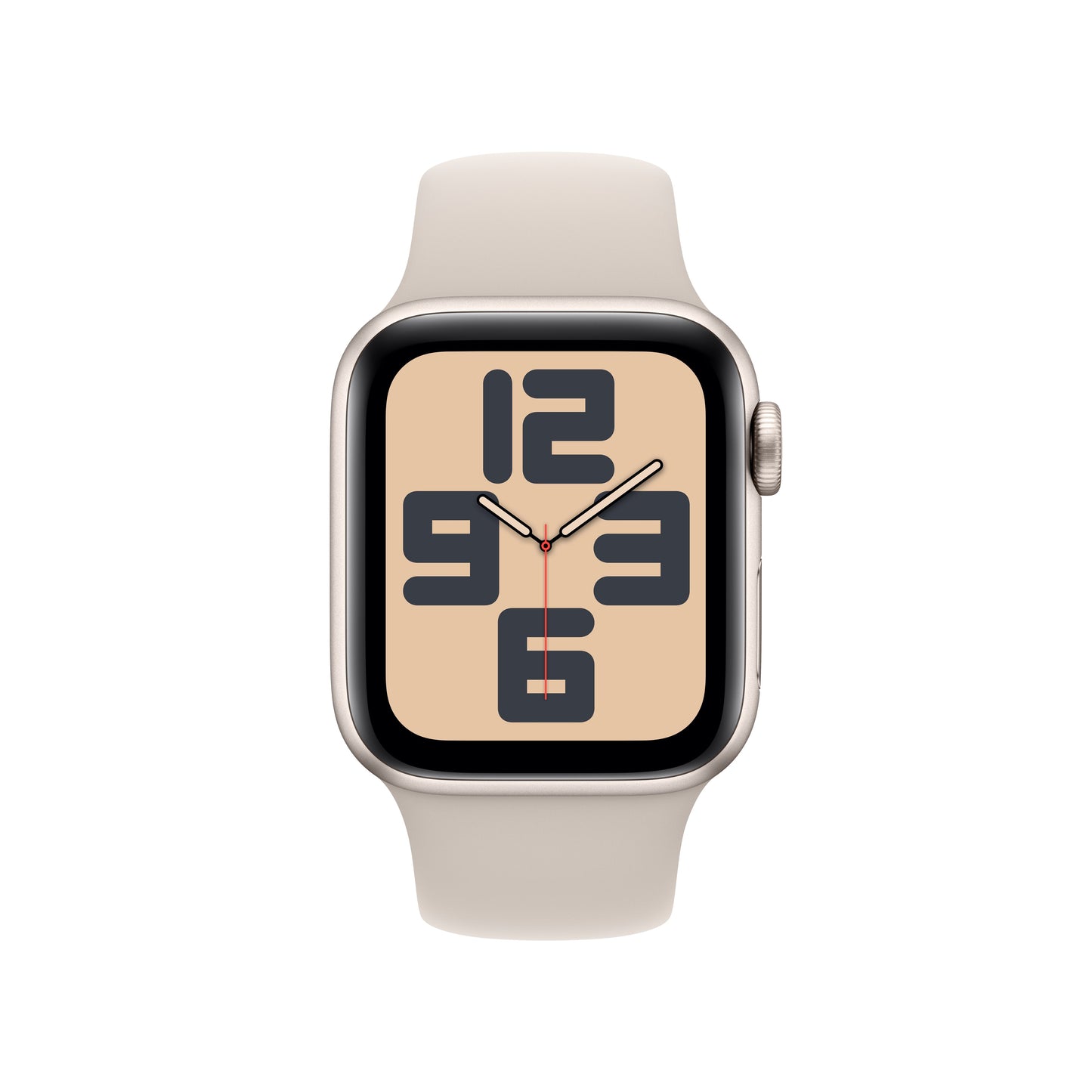 Apple Watch SE GPS 40mm Starlight Aluminum Case with Starlight Sport Band - S/M