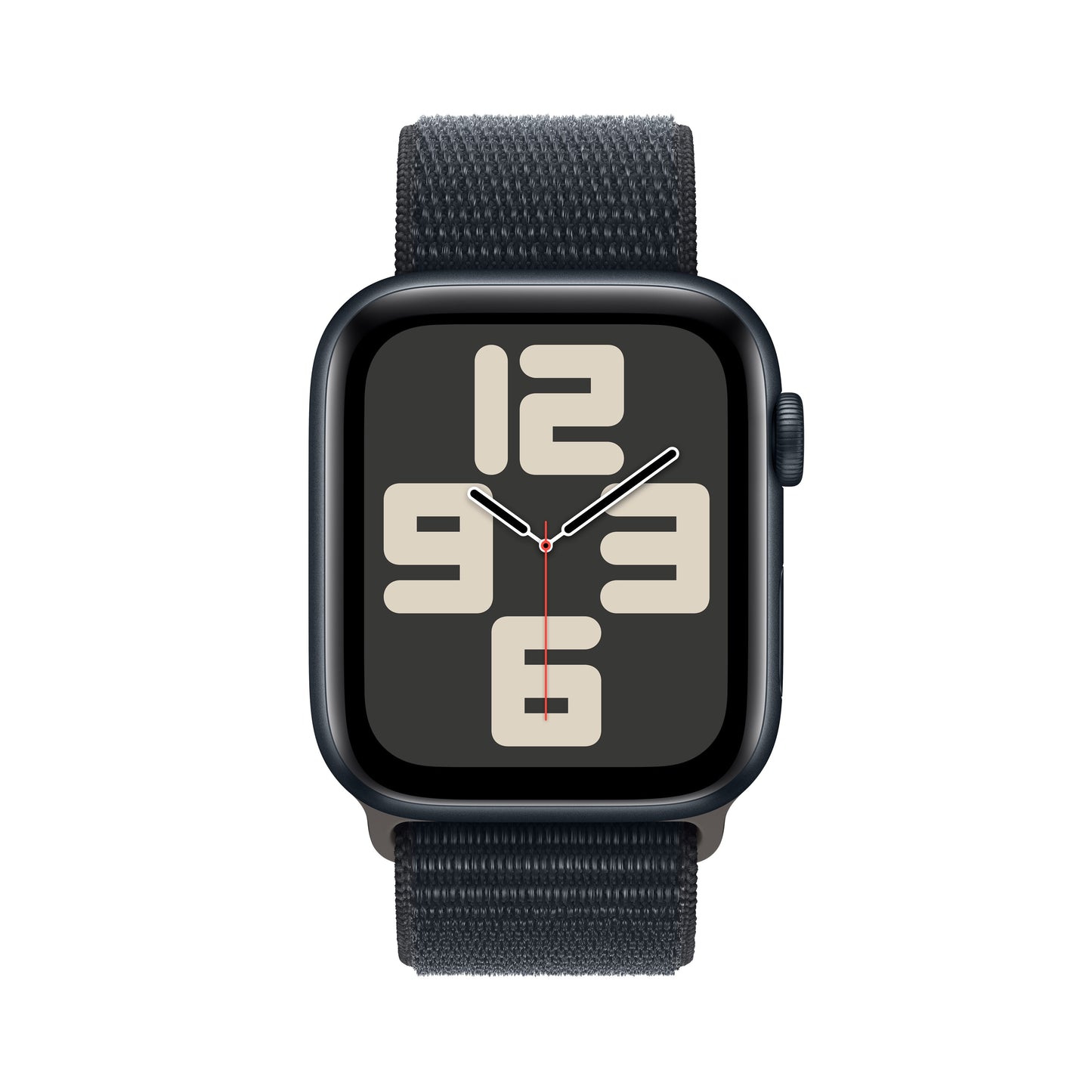 Apple Watch SE GPS 44mm Midnight Aluminum Case with Midnight Sport Loop