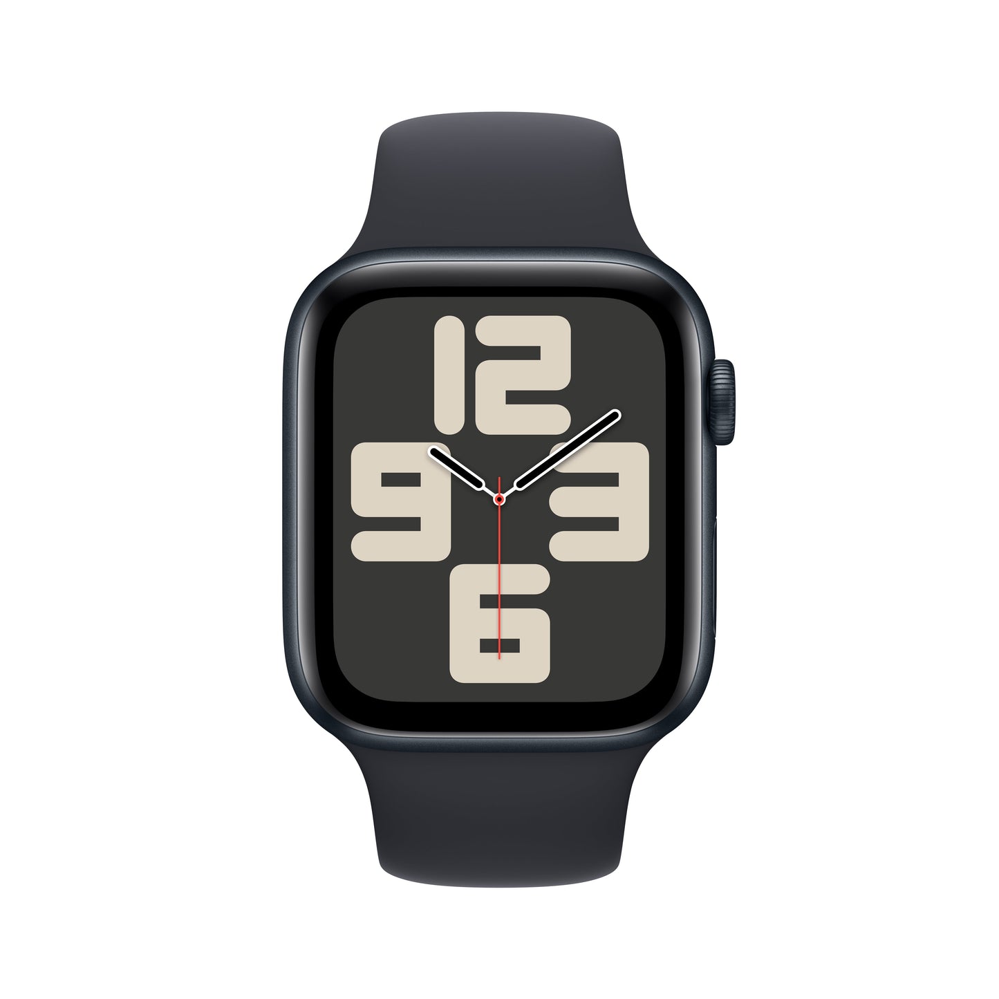 Apple Watch SE GPS 44mm Midnight Aluminum Case with Midnight Sport Band - S/M