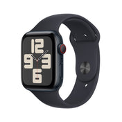 Apple Watch SE GPS + Cellular 44mm Midnight Aluminum Case with Midnight Sport Band - S/M