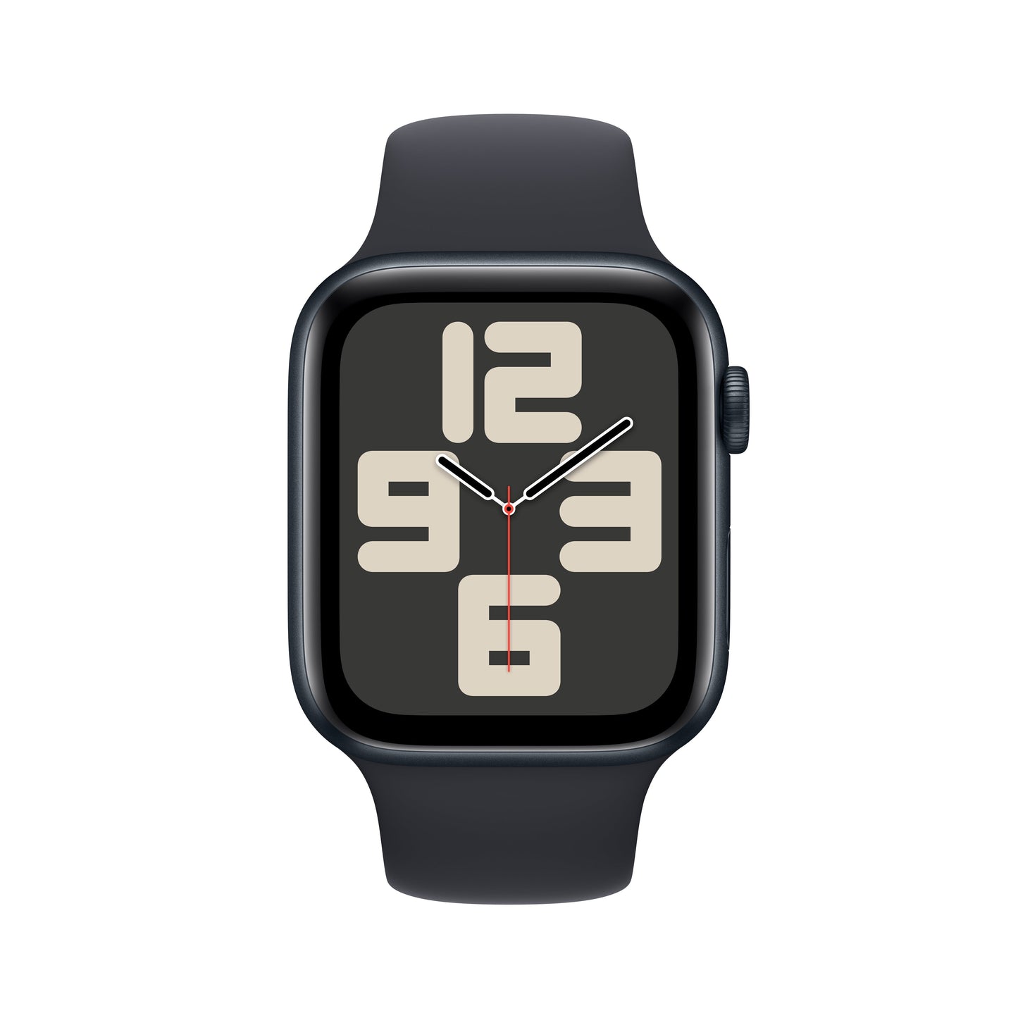 Apple Watch SE GPS + Cellular 44mm Midnight Aluminum Case with Midnight Sport Band - S/M