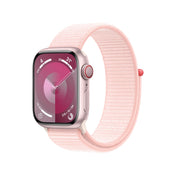 Apple Watch Series 9 GPS + Cellular 41mm Pink Aluminum Case with Light Pink Sport Loop