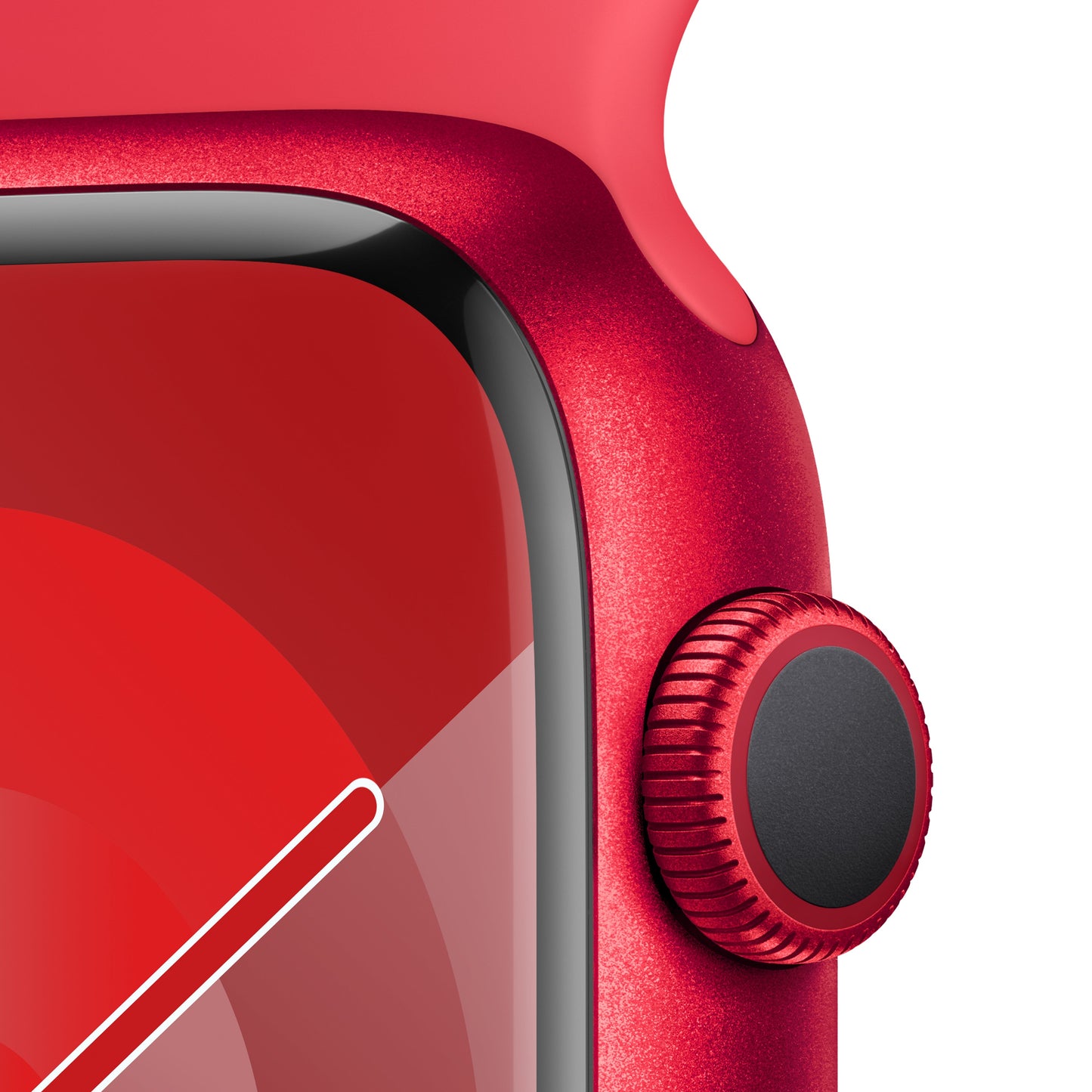 Apple Watch Series 9 GPS 45mm (PRODUCT)RED Aluminum Case with (PRODUCT)RED Sport Band - M/L