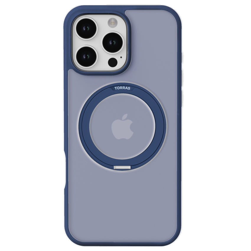 iPhone 16 Pro Max Case Torras Ostand Pro - Navy Blue