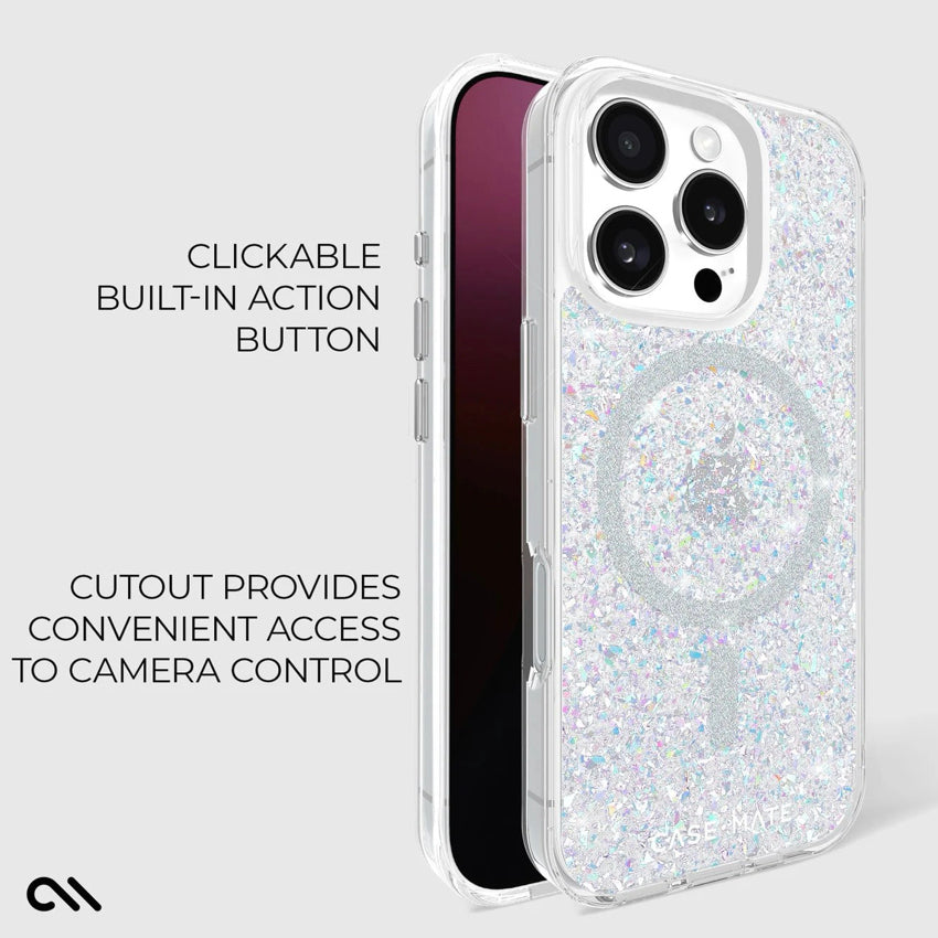 iPhone 16 Pro Case Case Mate Twinkle Disco with MagSafe