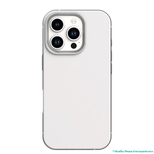 iPhone 16 Pro Case Uniu Ultra Aluminum Bumper - Titanium White