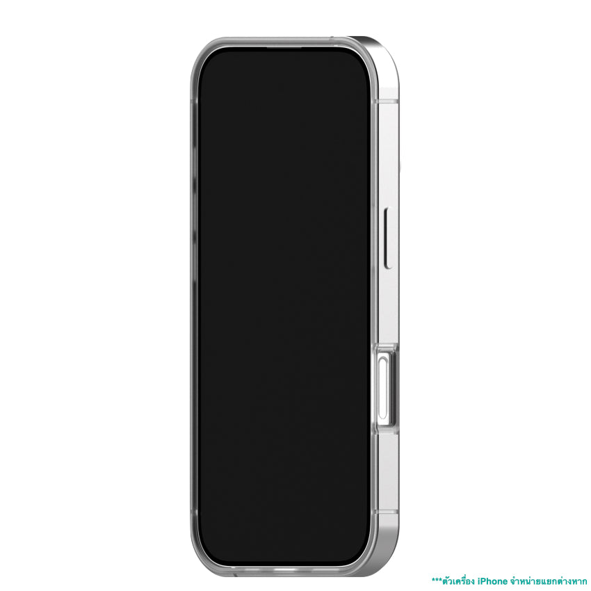 iPhone 16 Pro Case Uniu Ultra Aluminum Bumper - Titanium White