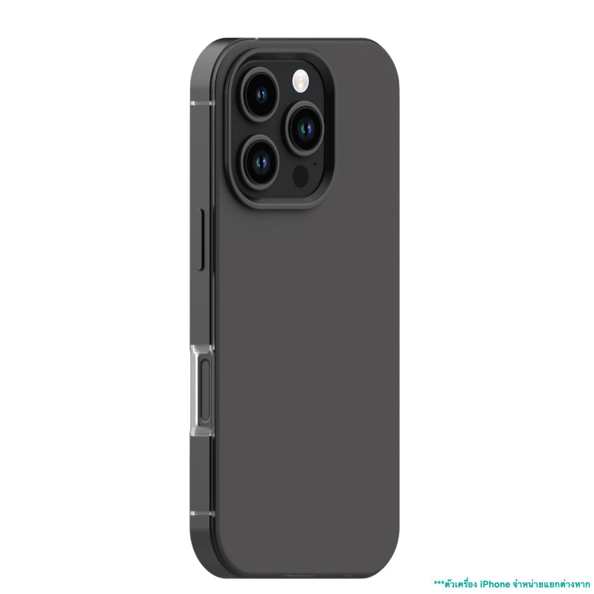 iPhone 16 Pro Case Uniu Ultra Aluminum Bumper - Titanium Black