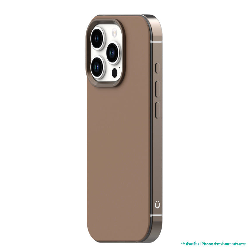 [CS]UNIU ULTRA Aluminum Bumper Case for iPhone 16 Pro - Titanium Bronze