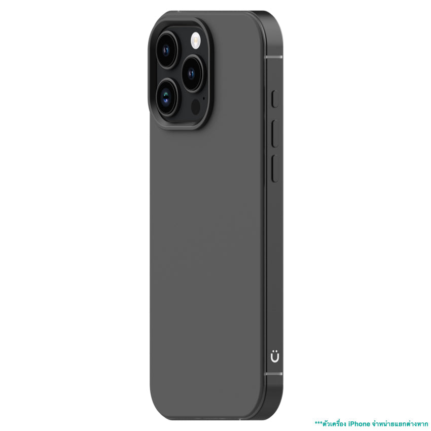 iPhone 16 Pro Max Case Uniu Ultra Aluminum Bumper - Titanium Black