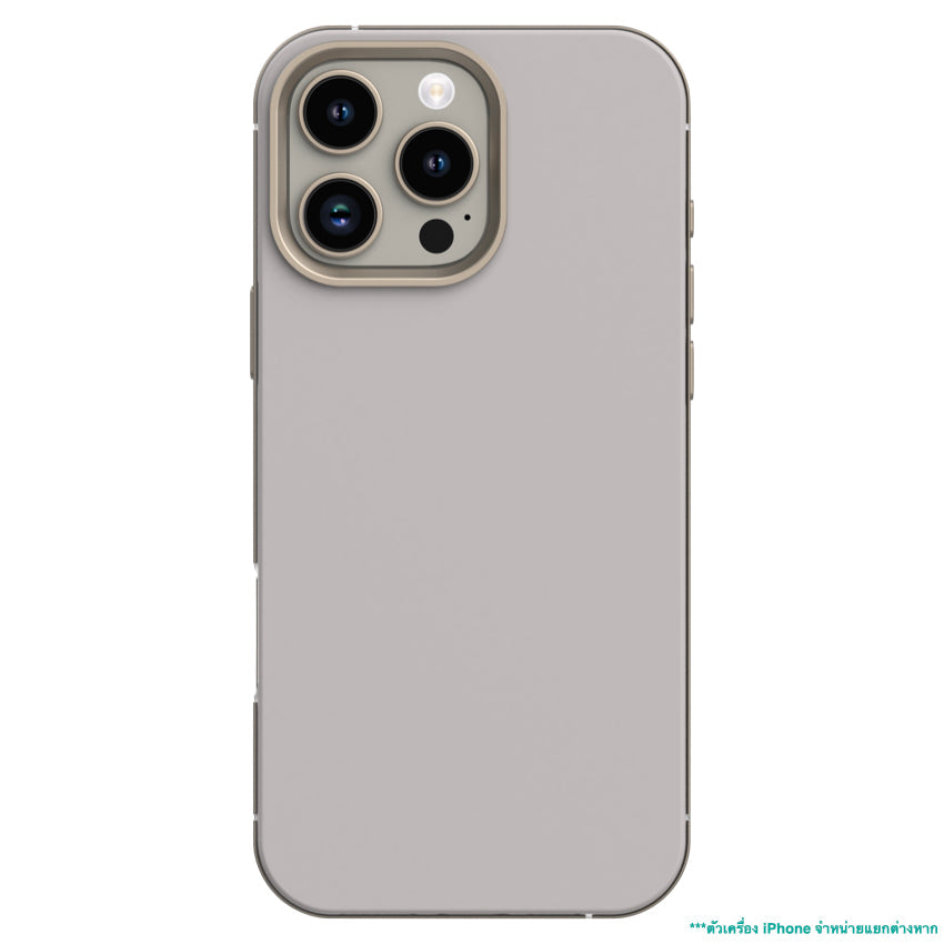 iPhone 16 Pro Max Case Uniu Ultra Aluminum Bumper - Titanium Gray